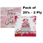Serviettes - 20 Piece Tea Time
